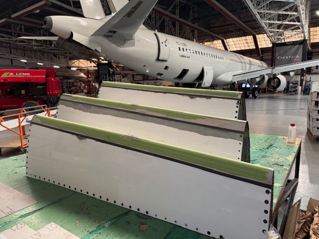 Conducting structural inspections of the entire aircraft